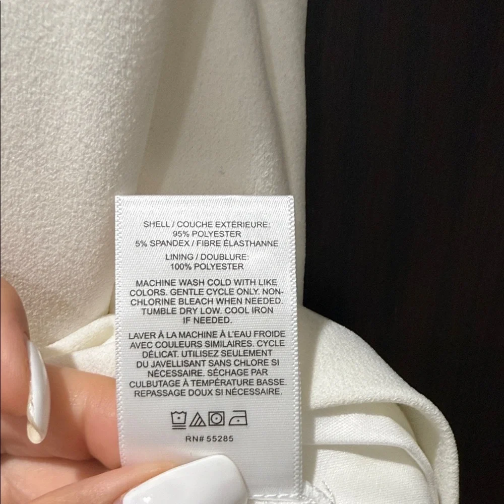 Express White Spaghetti Strap Dress - Picture 6 of 7